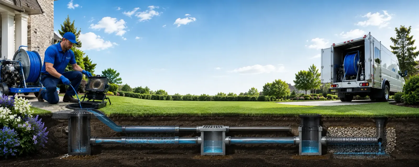 Outdoor drain cleaning information for Middleton, MI