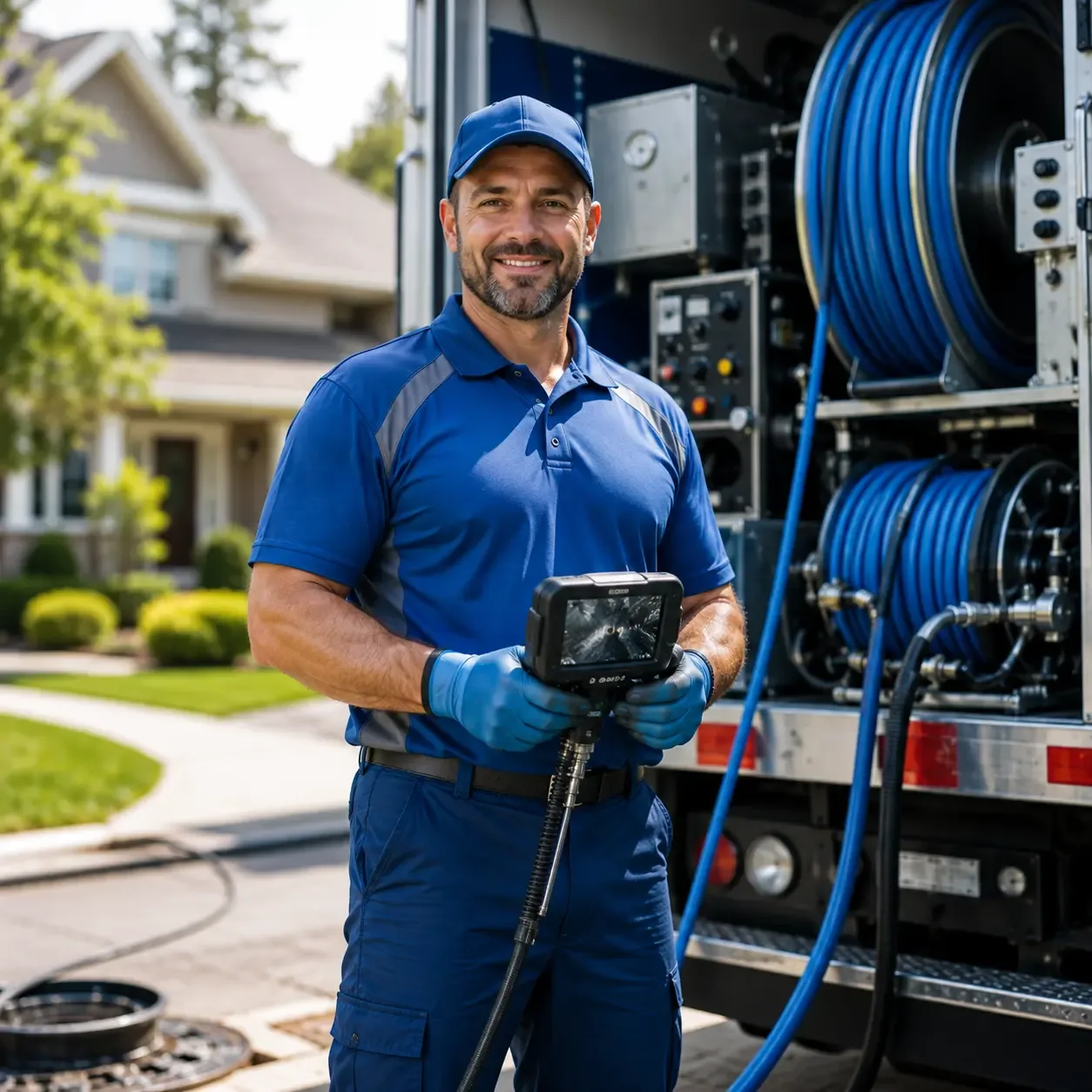 Local outdoor drain cleaning specialists in Middleton, MI
